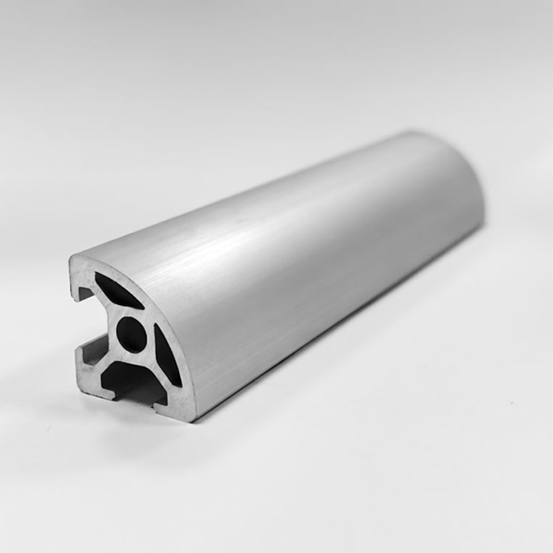 2020R Arc-Aluminiumprofil, 20 x 20 mm, abgerundete Ecken, 6 mm Schlitzbreite, eloxierte Oberfläche, schlagfest und ästhetisch ansprechend