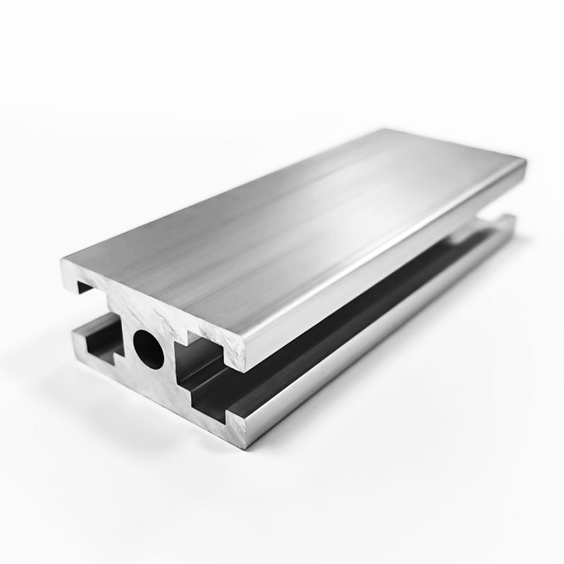 Quadratischer Schlitz 2040 Aluminiumprofil 8 mm Schlitzbreite Quadratisches Schlitzdesign Beidseitige Schlitzung Standard-Eloxierungsbehandlung