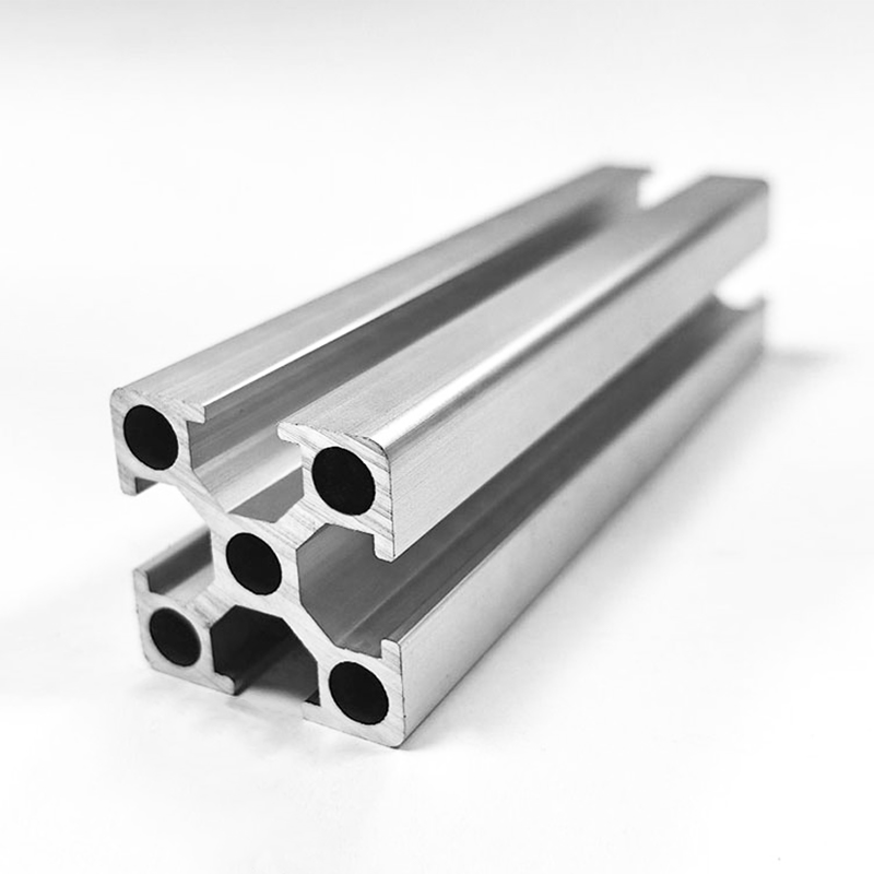 Leichtes 2525-Aluminiumprofil, 6 mm Schlitzbreite, hohle Ecken, gewichtsreduzierendes Design, wird hauptsächlich für leichte Rahmen verwendet