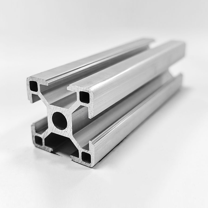 HS-8-3030 Multifunktionales 3030 T-Nut-Aluminiumprofil, Silber und Schwarz optional, 2,1 mm Wandstärke, Industriealuminium