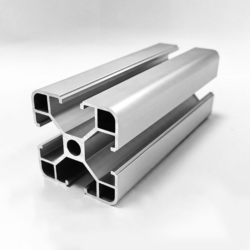 HS-8-4040L Leichtes, gewichtsoptimiertes industrielles Aluminiumprofil der Serie 4040 für Fabrik-Reinraum-Trennwände