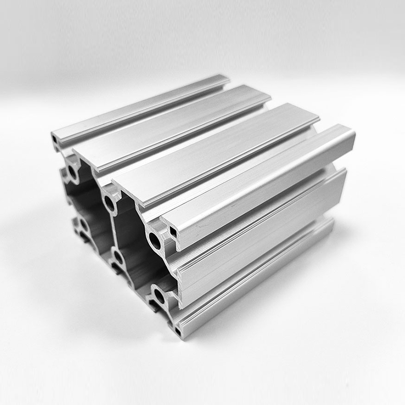 HS-8-6090 Industrie-Aluminiumprofil mit breiter T-Nut, 60 x 90 Silber, mittelschweres Aluminium