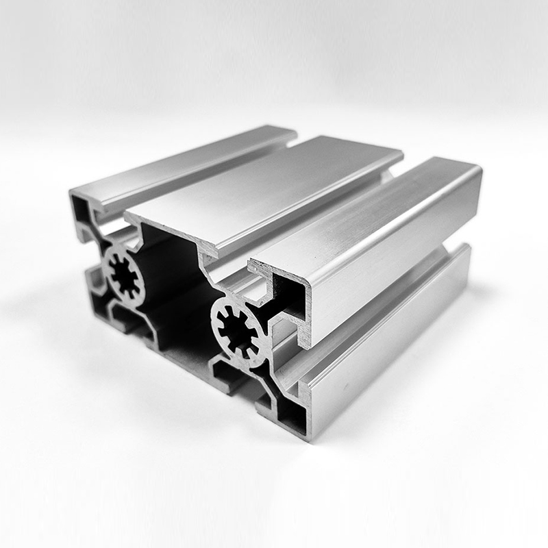 HS-10-50100 T-Nut-Industriealuminiumprofil mit großer Schlitzbreite, 50 x 100 Silber, breites Aluminium
