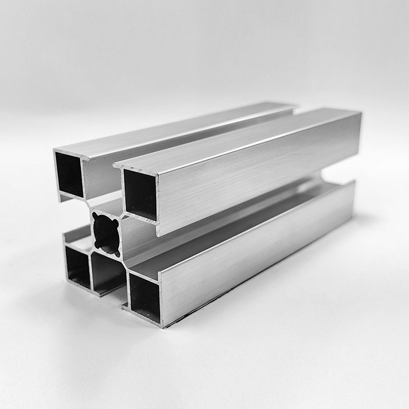 HS-8-4040GLL Ultradünnwandiges 4040-Aluminiumprofil mit quadratischem Schlitz, 1,2 mm Wandstärke, 8,8 mm breiter Schlitz, Φ10,6 Industriealuminium mit großem Lochdurchmesser
