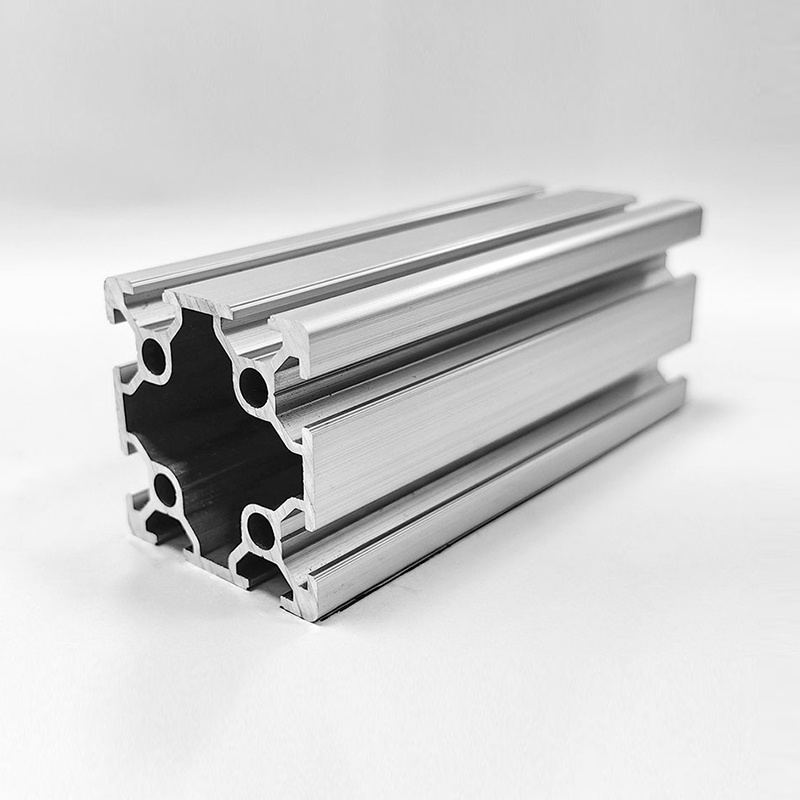 HS-6-4040K Dünnwandiges T-Nut-4040-Aluminiumprofil mit kleinem Schlitz, 6,2 mm schmaler Schlitz, 1,5 mm Wandstärke, silbernes Industriealuminium