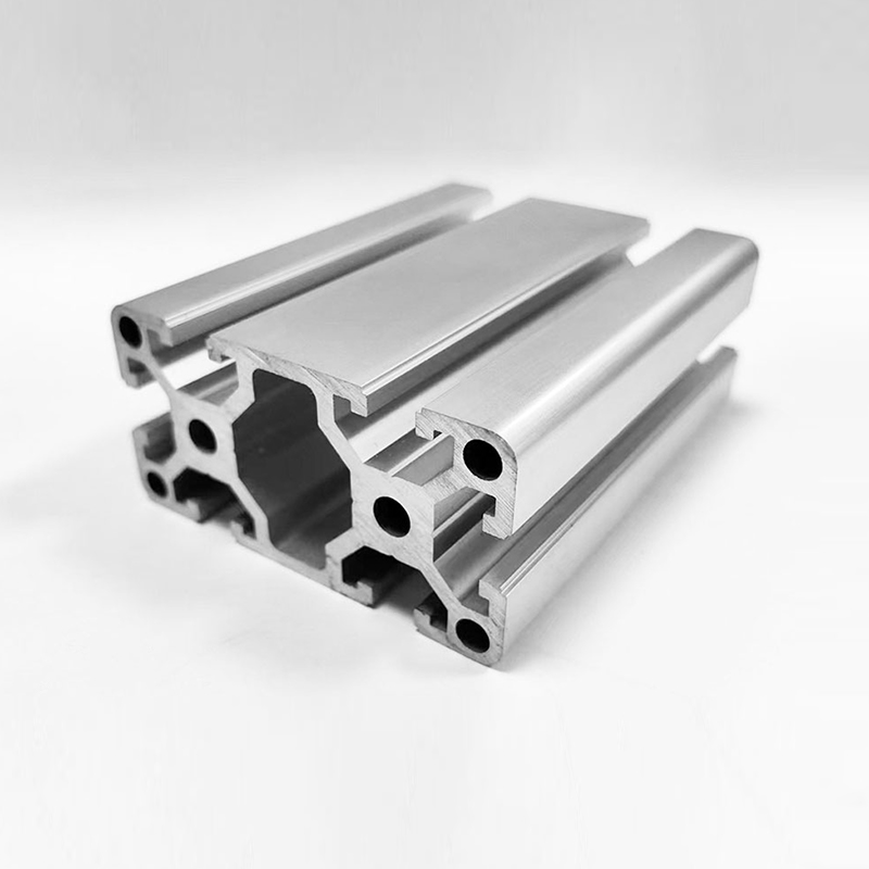 HS-8-4080D Verdicktes robustes T-Nut-Industriealuminiumprofil, schweres tragendes silbernes Industriealuminium