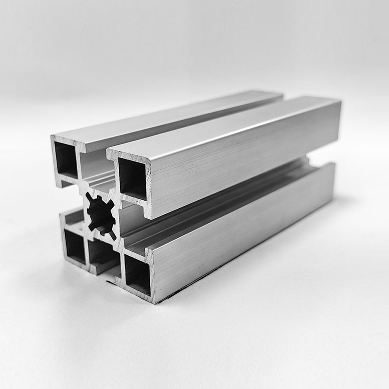 HS-8-4040GS Hochstabiles, quadratisch geschlitztes 4040-Aluminiumprofil, 3 mm Wandstärke, Φ10 großer Lochdurchmesser, 8,2 mm Schlitzbreite, industrielles Aluminium