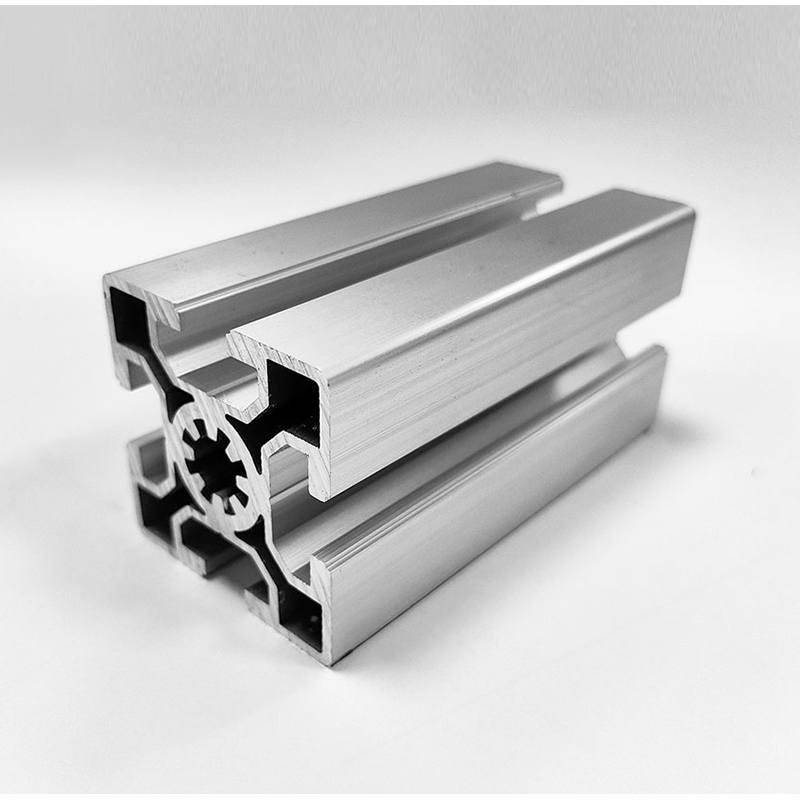 HS-10-5050 Hochstabiles eloxiertes T-Nut-Aluminium-Strangpressprofil der Serie 5050 für Hochleistungs-Automatisierungsmaschinensockel
