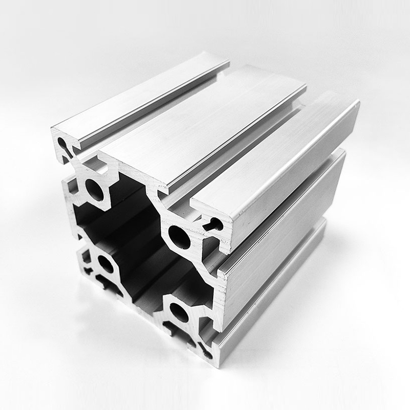 HS-10-100100 Robustes 100100 T-Nut-Aluminium-Extrusionsprofil mit 6,2 mm Wandstärke für industrielle Rahmensysteme