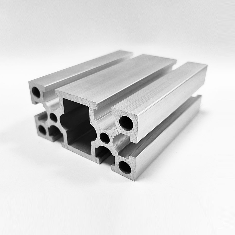 HS-8-4080G Extra dickes industrielles U-Nut-Aluminiumprofil, eloxiertes silberfarbenes, schweres, tragendes Aluminium