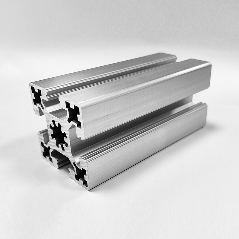 HS-10-4545W Extra dickes industrielles Aluminiumprofil mit T-Nut, 45 quadratisch, silberfarben, starkes massives Aluminium
