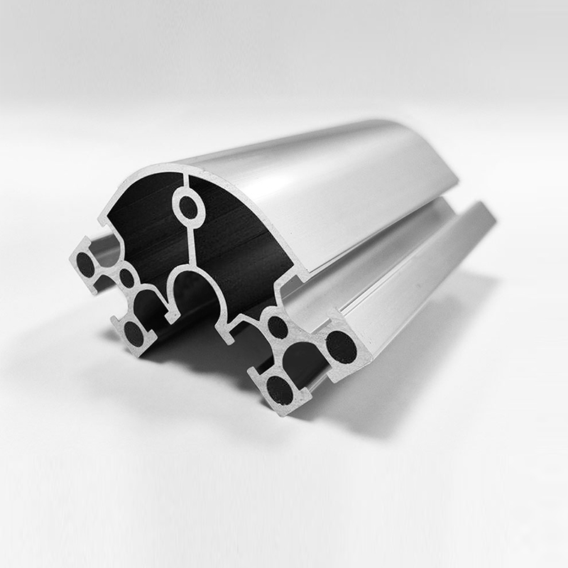 HS-6-6630GR U-Nut-Industrie-Aluminiumprofil, 60 quadratisch, silberfarben, dünnwandiges, leichtes Aluminium